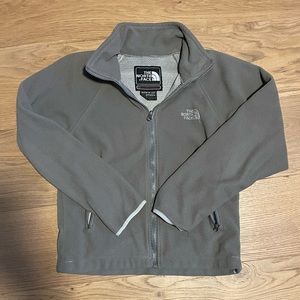 The North Face Fleece Zip Up Adult S Gray